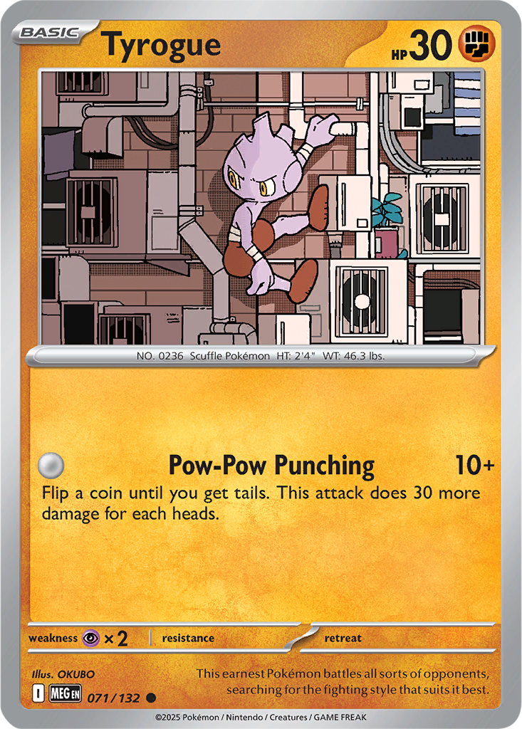 Mega Evolution 071/132 Tyrogue
