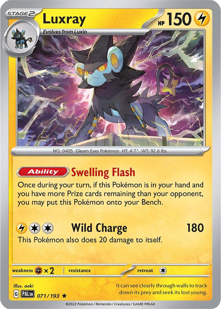 Paldea Evolved 071/193 Luxray