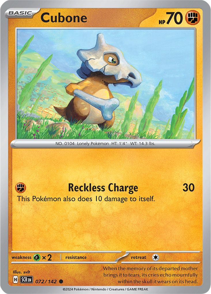 Stellar Crown 072/142 Cubone