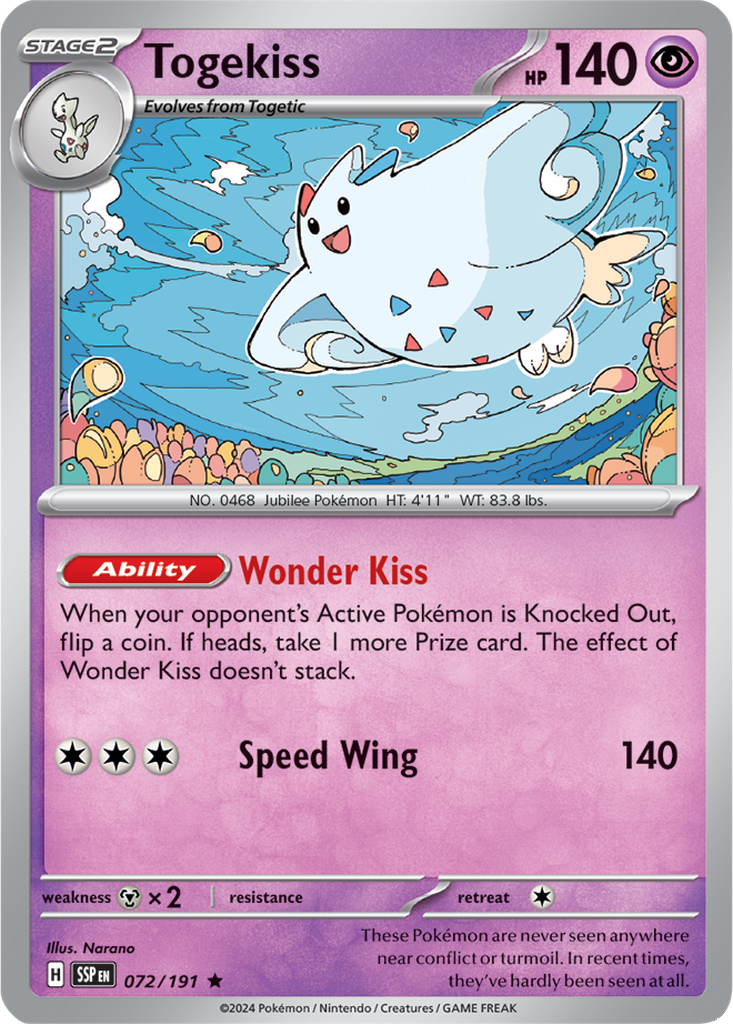 Surging Sparks 072/191 Togekiss