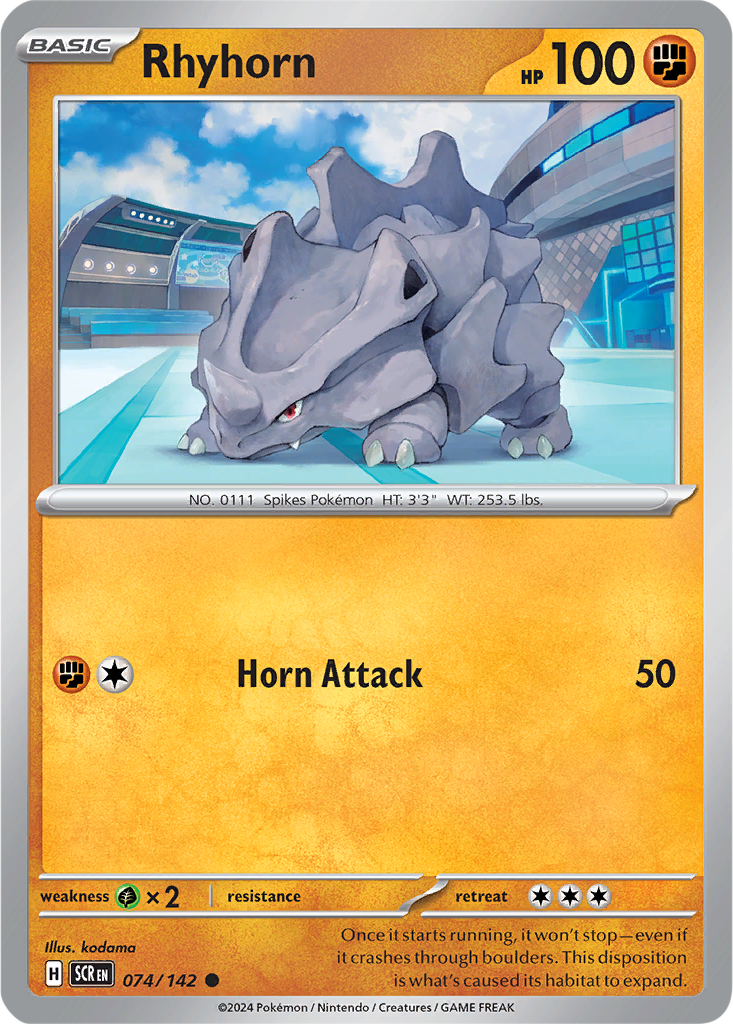 Stellar Crown 074/142 Rhyhorn