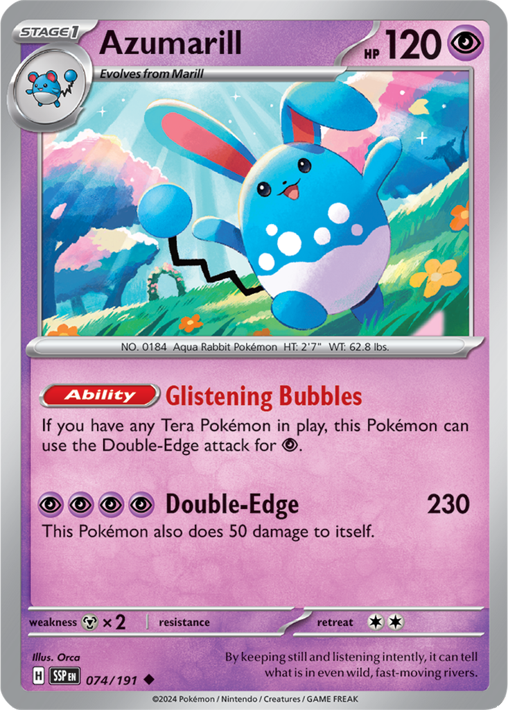 Surging Sparks 074/191 Azumarill