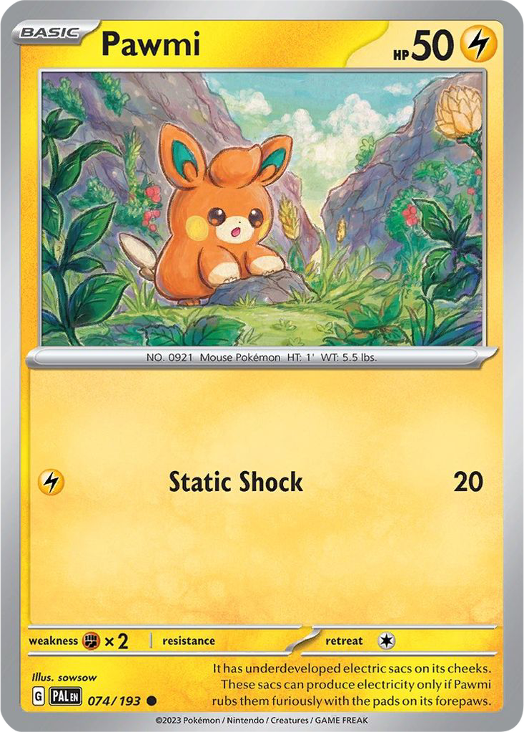 Paldea Evolved 074/193 Pawmi