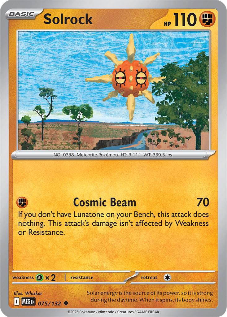 Mega Evolution 075/132 Solrock