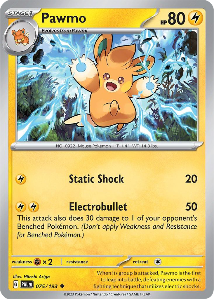 Paldea Evolved 075/193 Pawmo