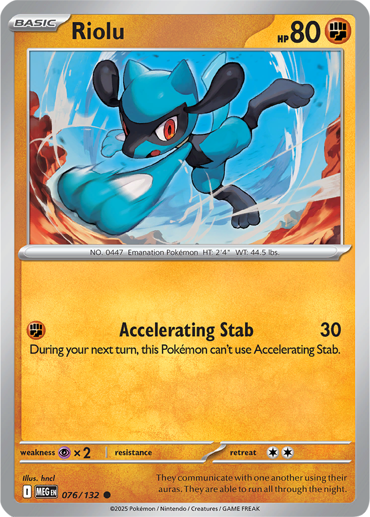 Mega Evolution 076/132 Riolu