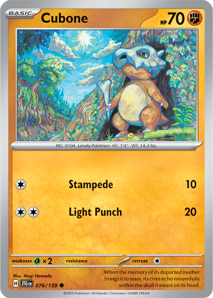 Journey Together 076/159 Cubone
