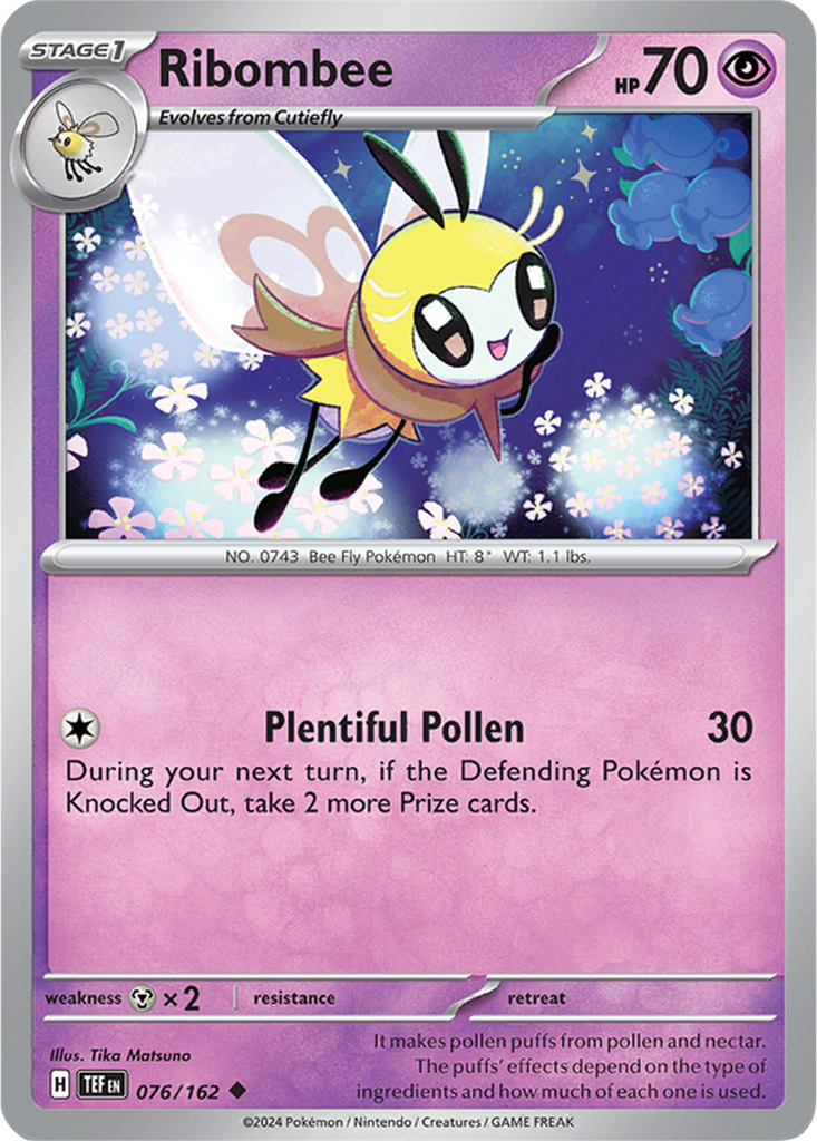 Temporal Forces 076/162 Ribombee