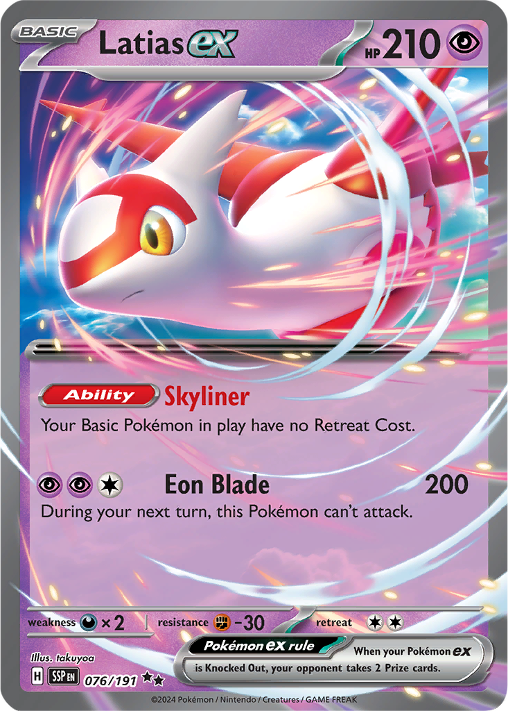 Surging Sparks 076/191 Latias ex