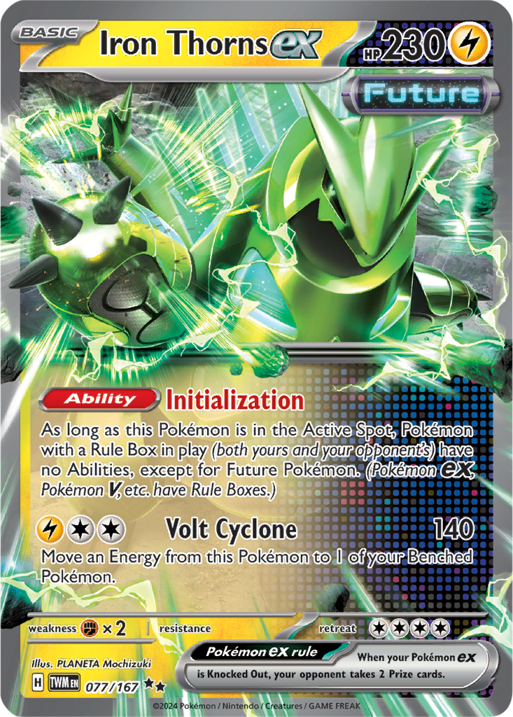 Twilight Masquerade 077/167 Iron Thorns ex
