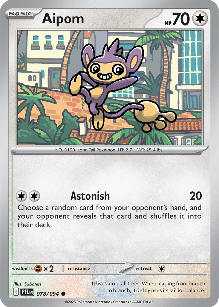 Phantasmal Flames 078/094 Aipom