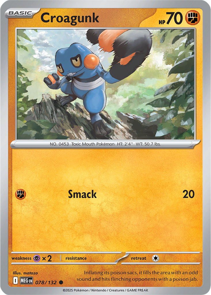 Mega Evolution 078/132 Croagunk