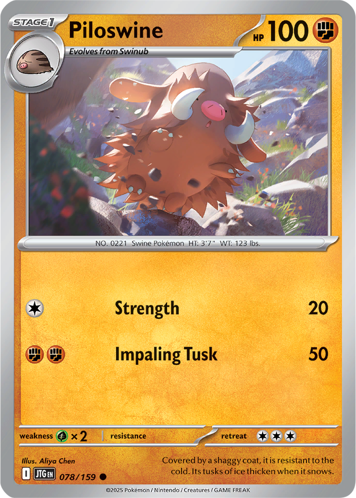 Journey Together 078/159 Piloswine