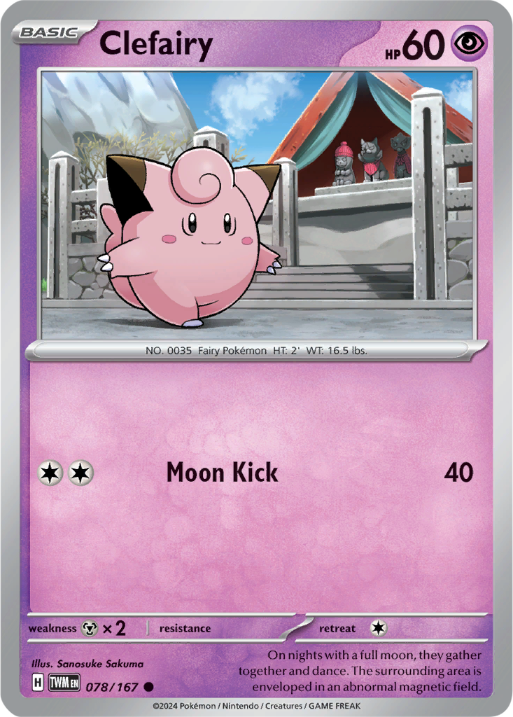 Twilight Masquerade 078/167 Clefairy
