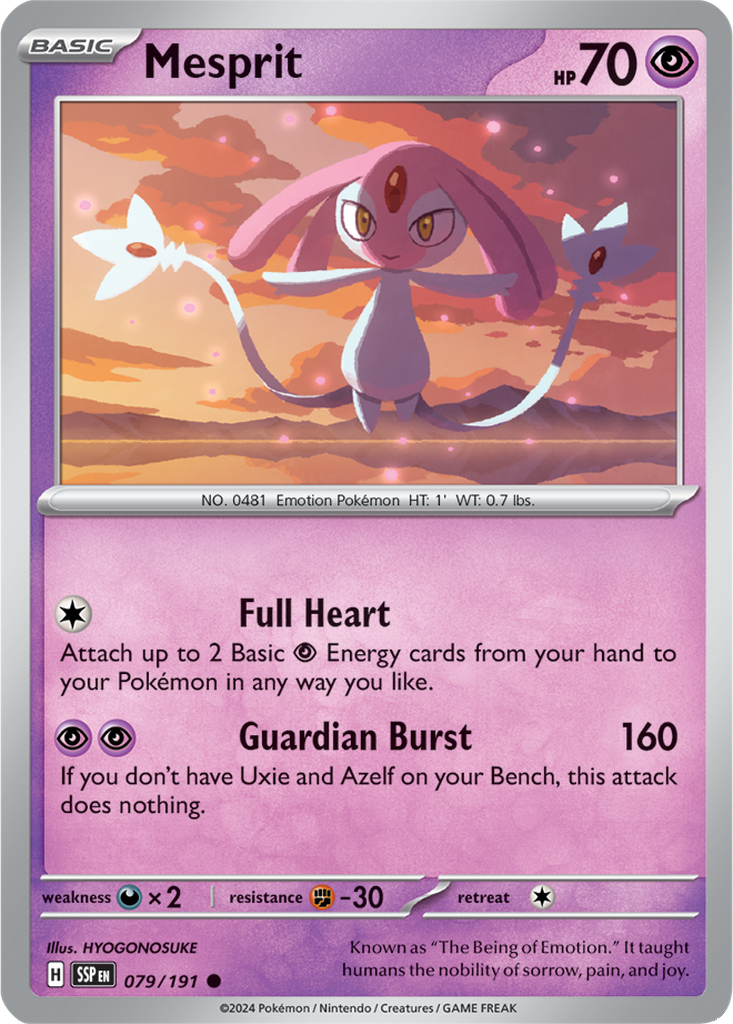 Surging Sparks 079/191 Mesprit