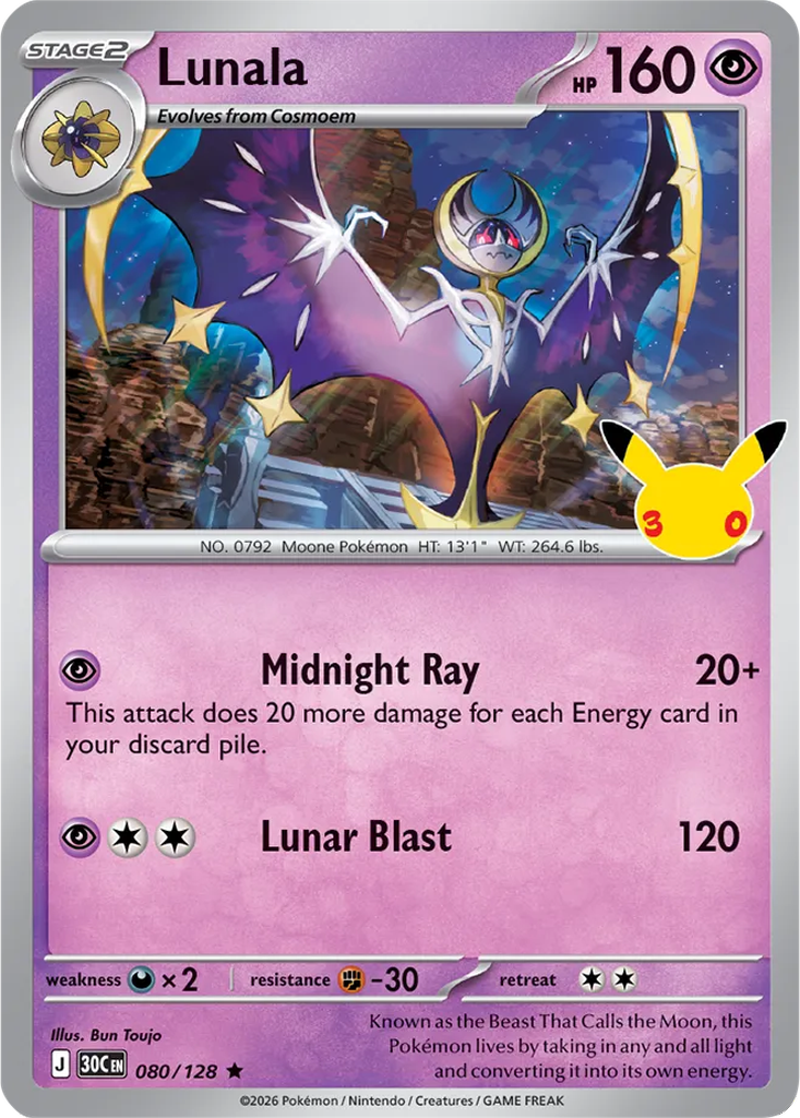 30th Celebration 080/128 Lunala