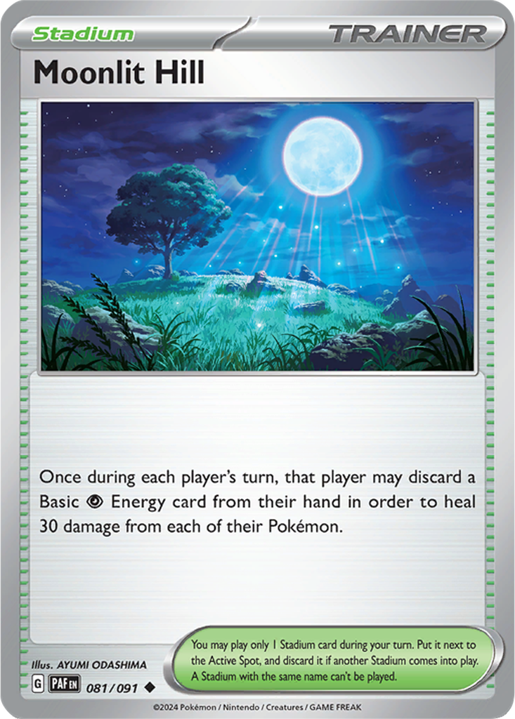 Paldean Fates 081/091 Moonlit Hill