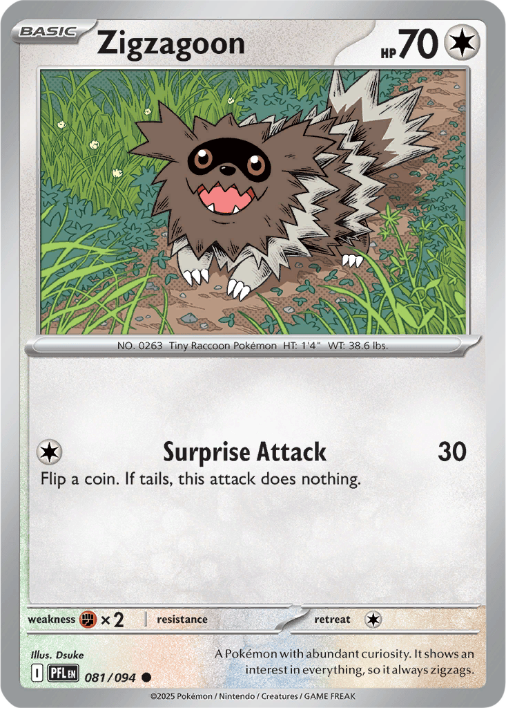 Phantasmal Flames 081/094 Zigzagoon