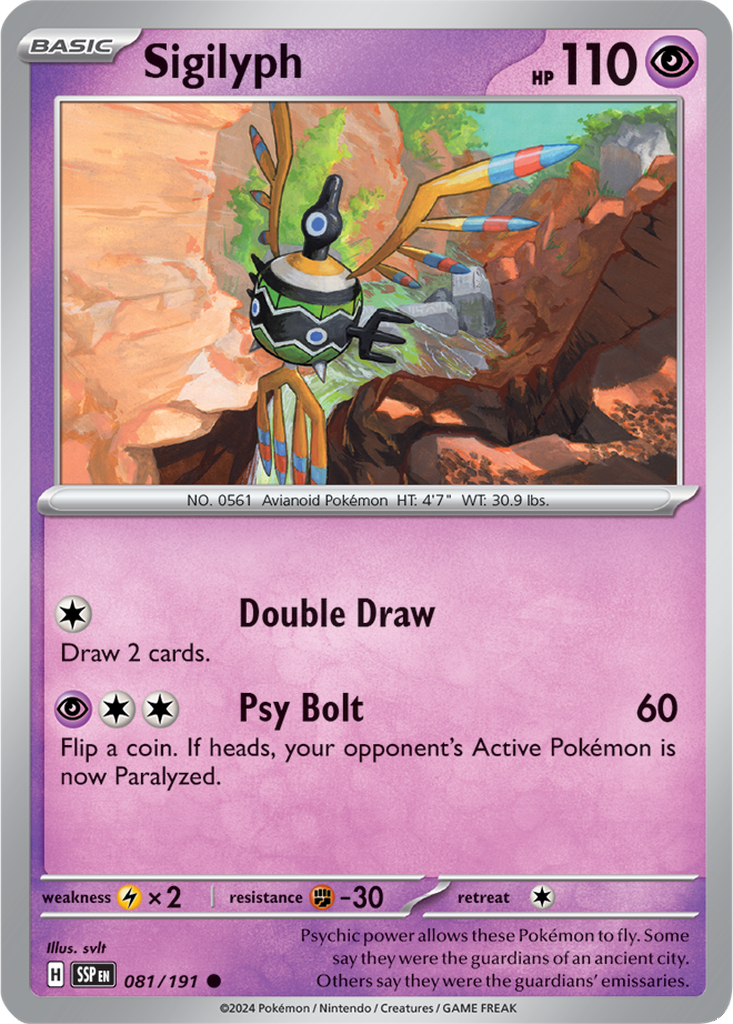 Surging Sparks 081/191 Sigilyph