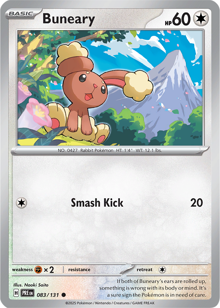 Prismatic Evolutions 083/131 Buneary
