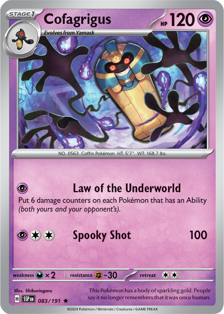 Surging Sparks 083/191 Cofagrigus
