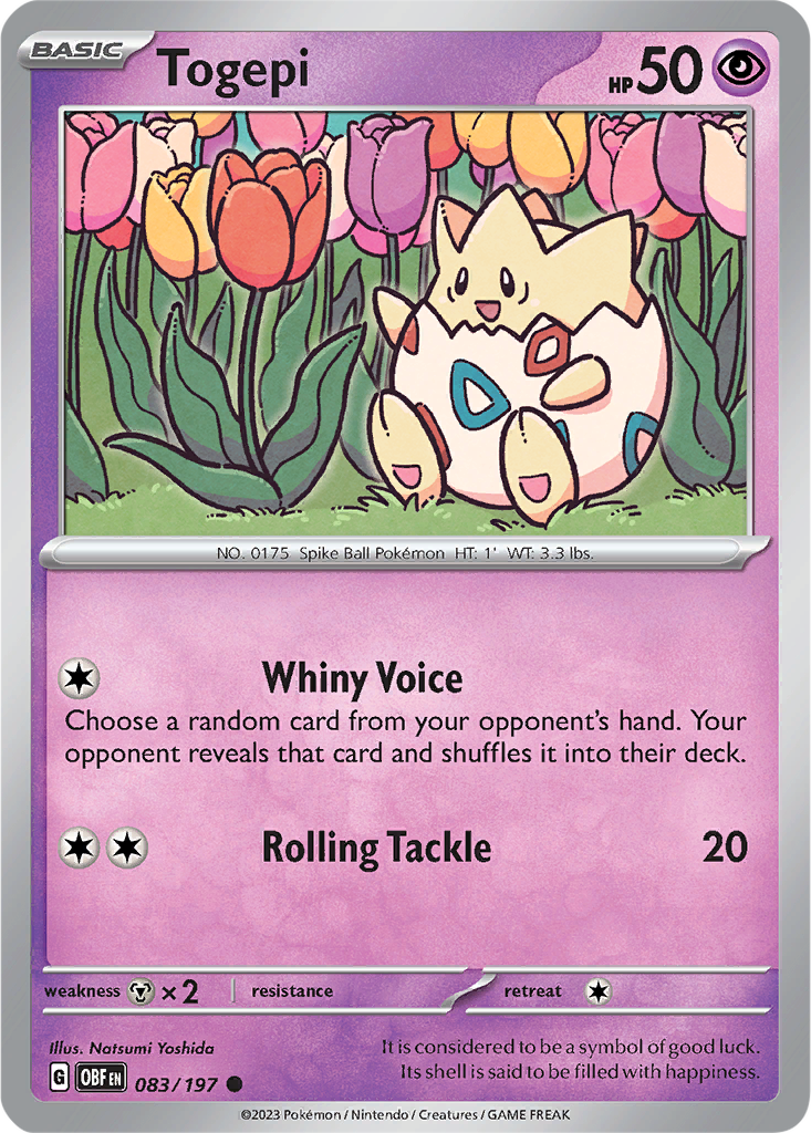 Obsidian Flames 083/197 Togepi