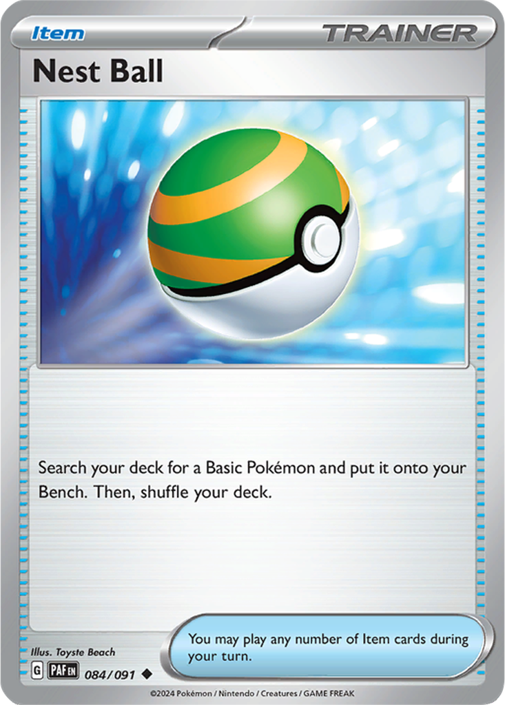 Paldean Fates 084/091 Nest Ball