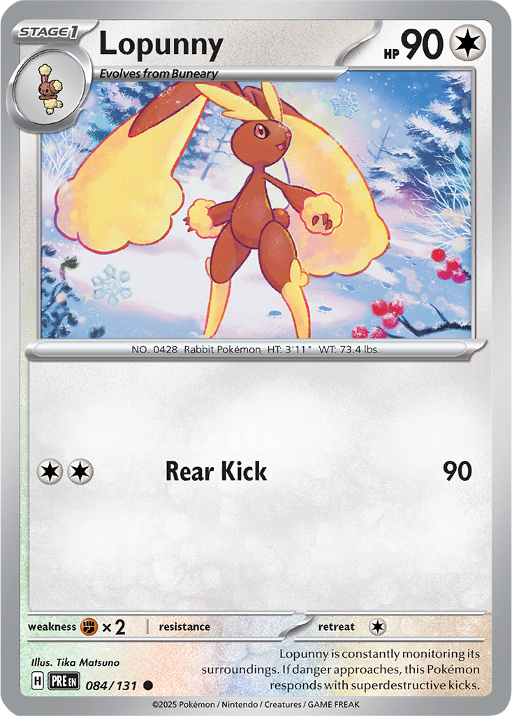 Prismatic Evolutions 084/131 Lopunny