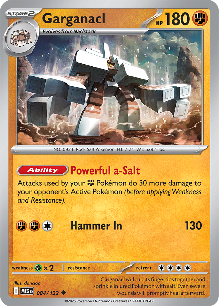Mega Evolution 084/132 Garganacl