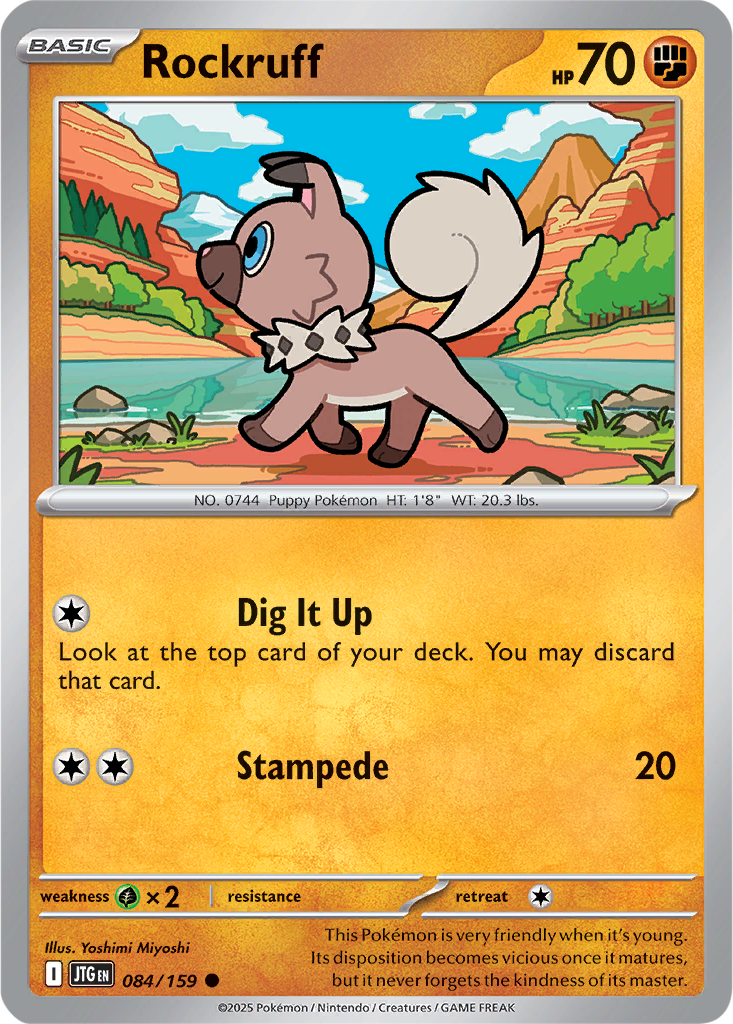 Journey Together 084/159 Rockruff
