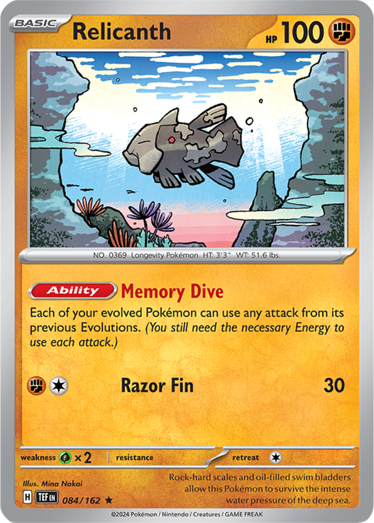 Temporal Forces 084/162 Relicanth