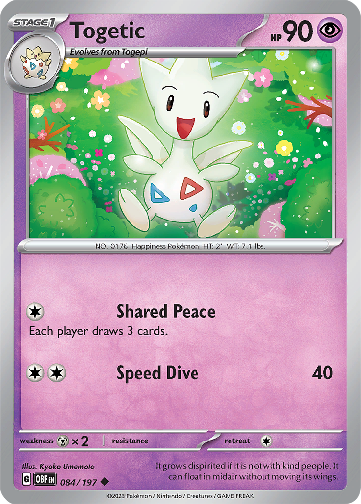 Obsidian Flames 084/197 Togetic