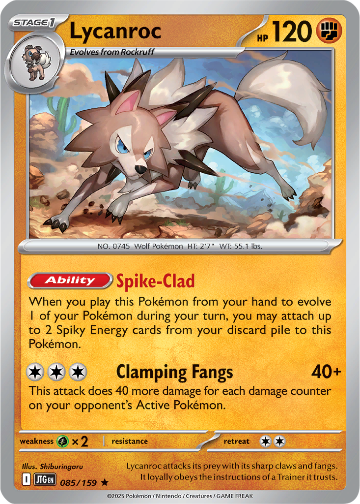 Journey Together 085/159 Lycanroc