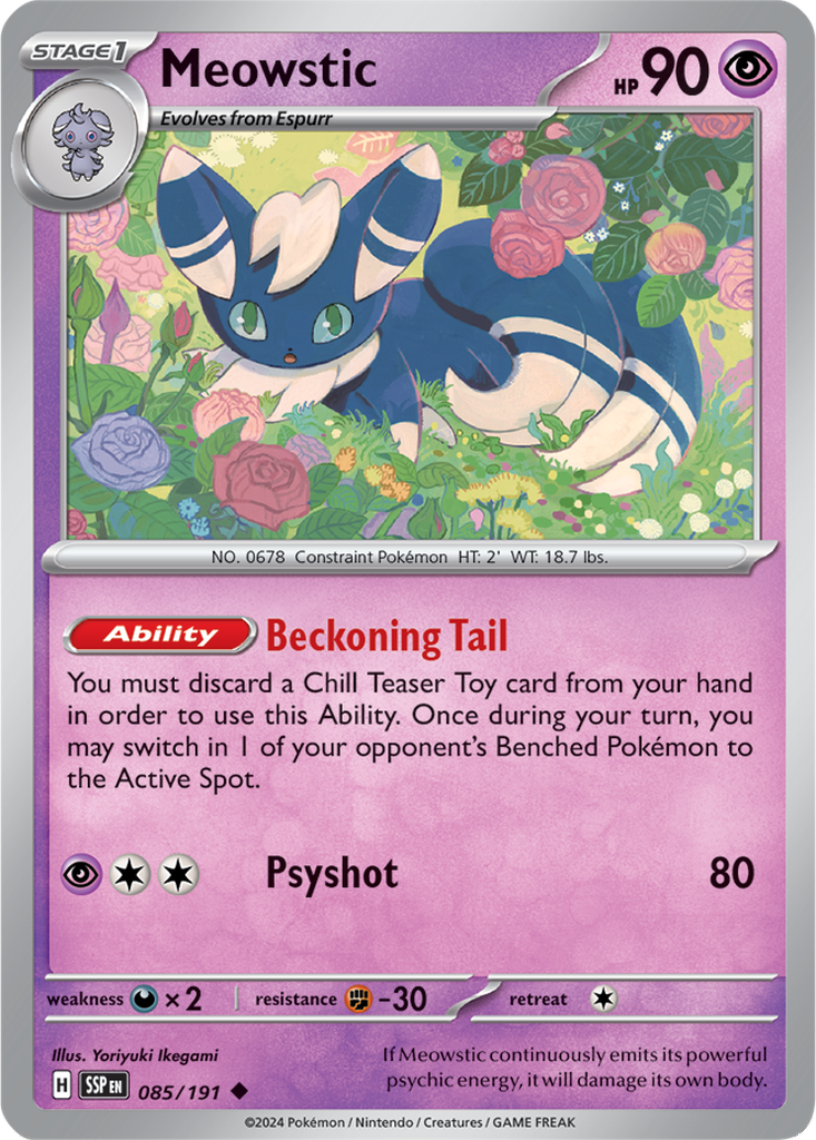 Surging Sparks 085/191 Meowstic