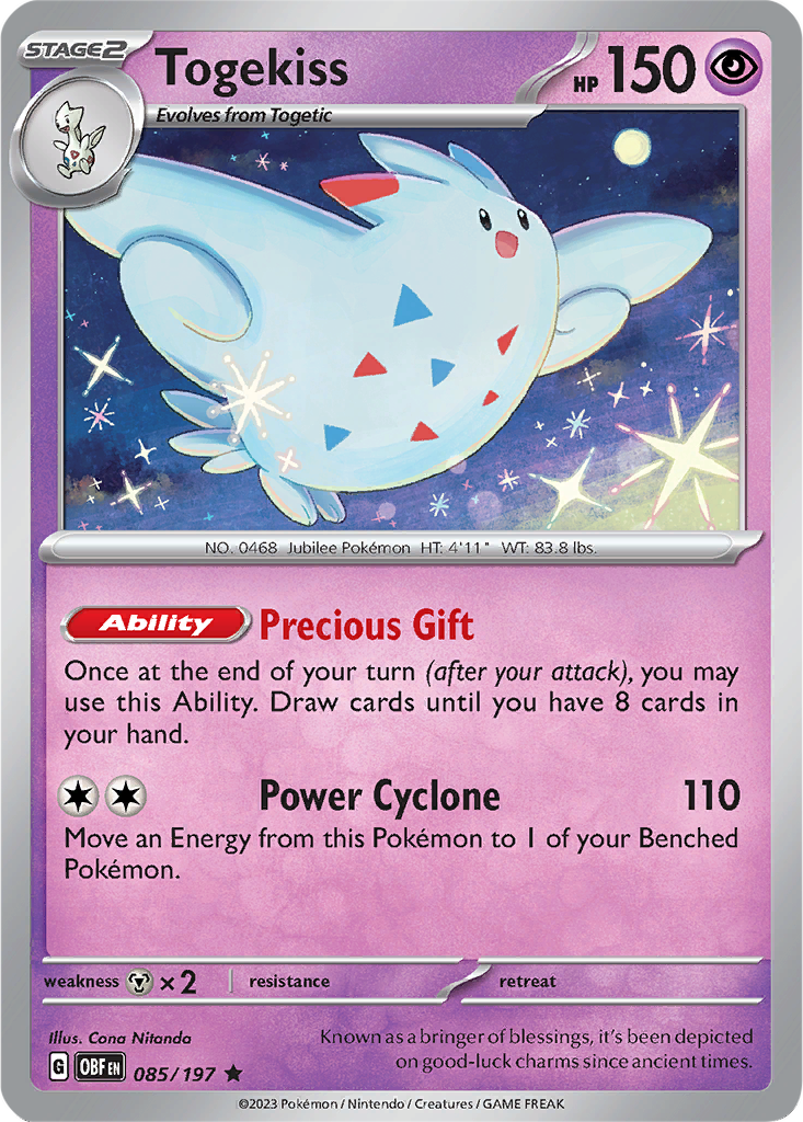 Obsidian Flames 085/197 Togekiss