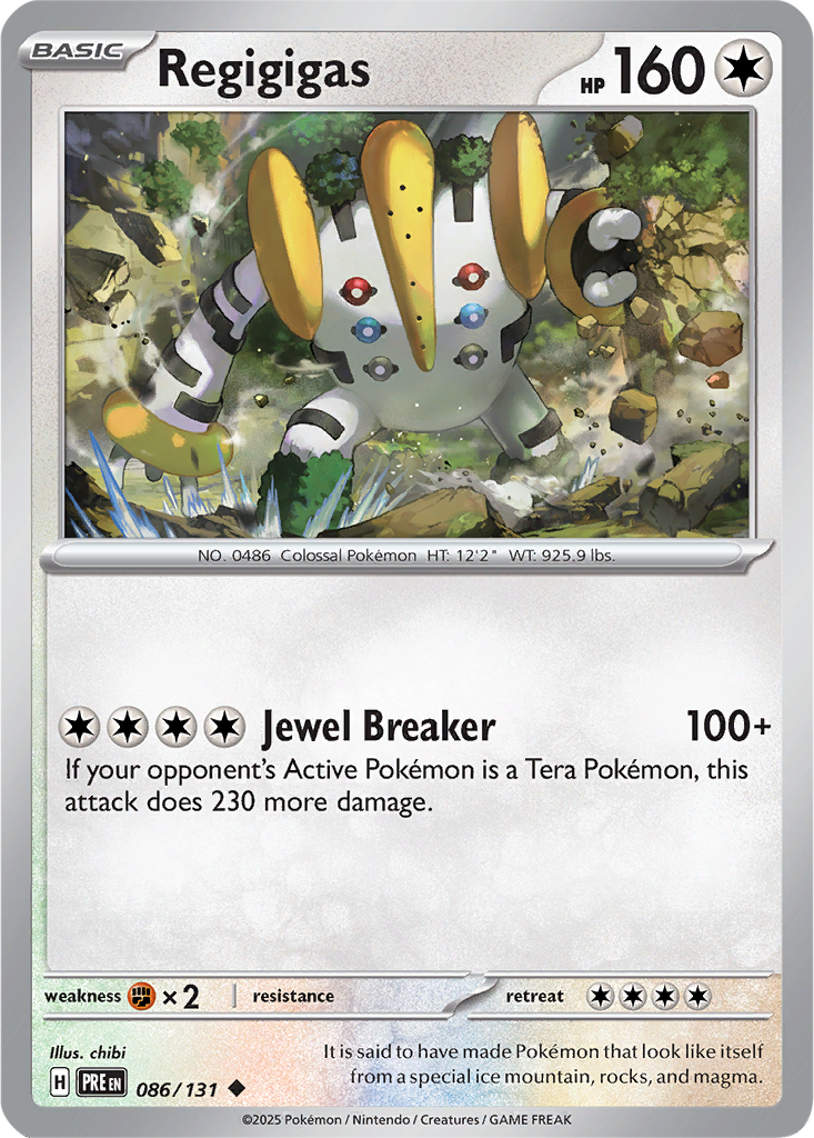 Prismatic Evolutions 086/131 Regigigas