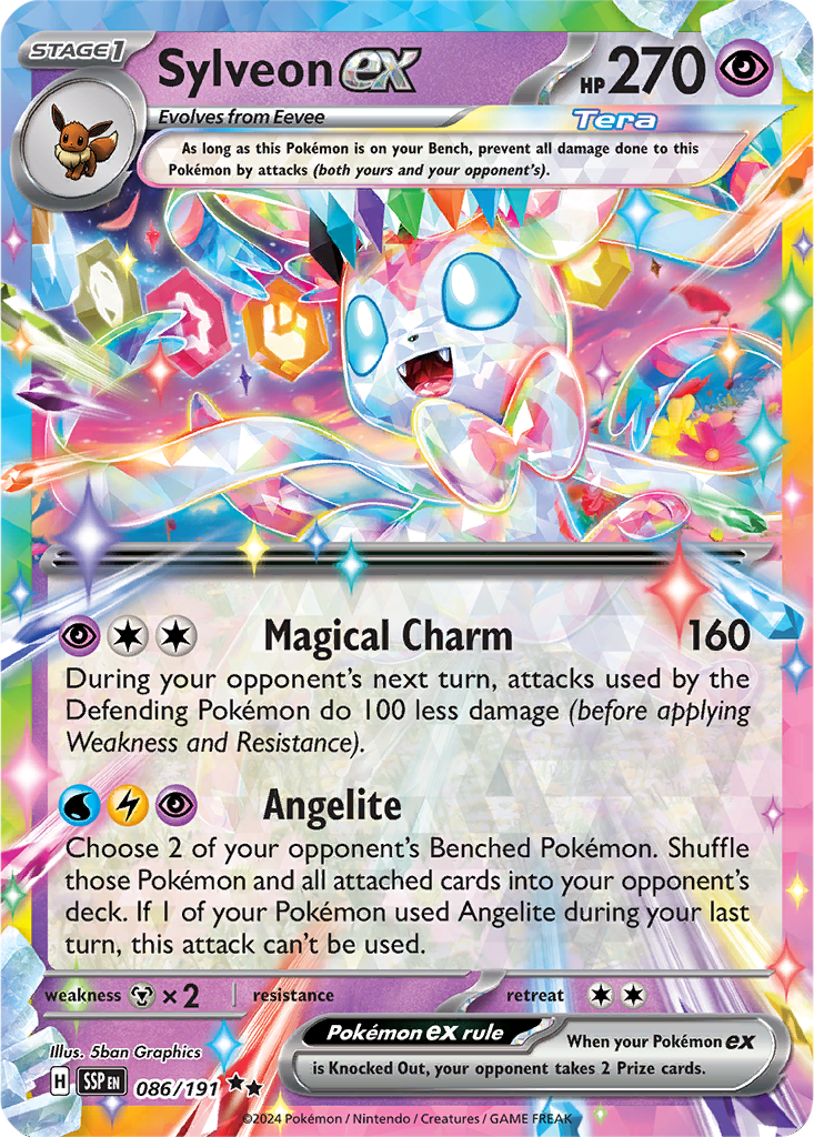 Surging Sparks 086/191 Sylveon ex