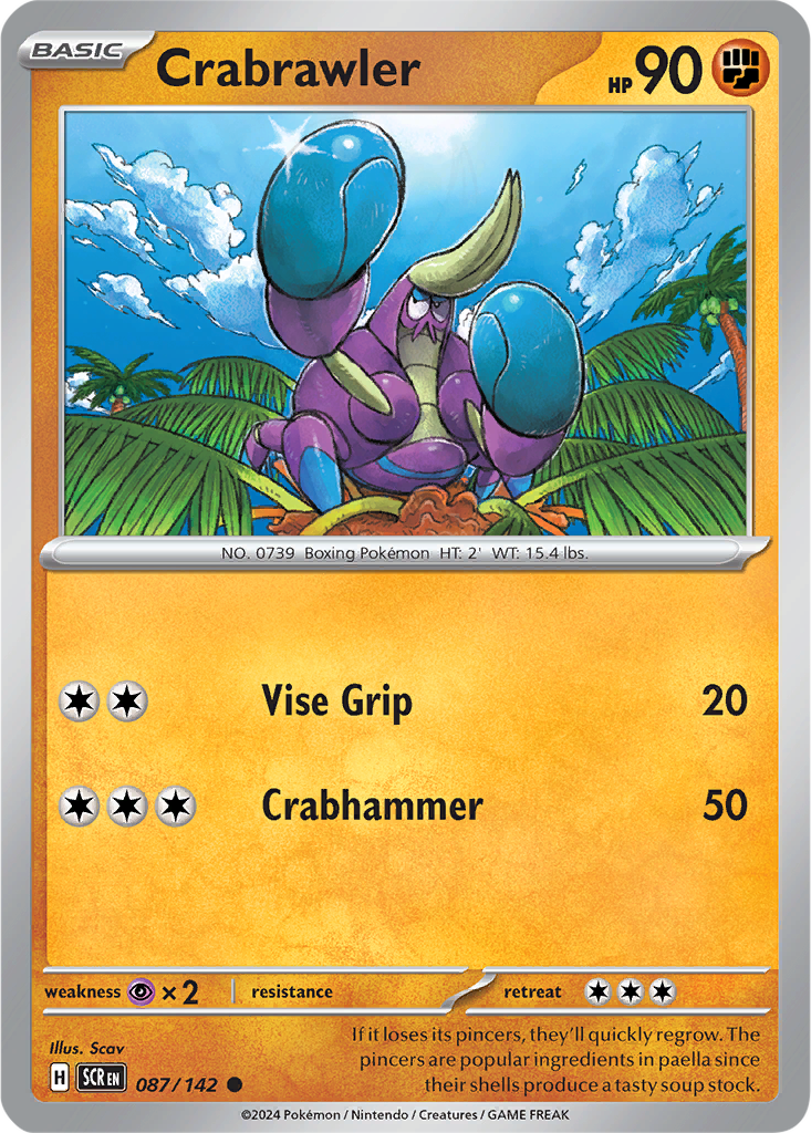 Stellar Crown 087/142 Crabrawler