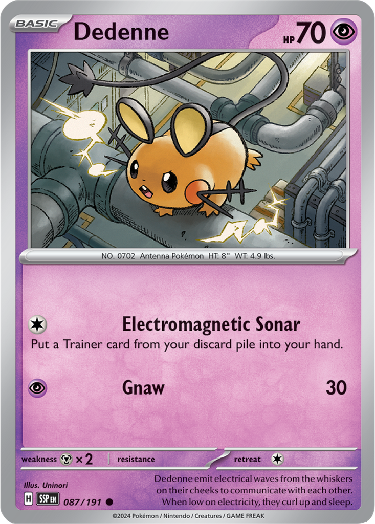 Surging Sparks 087/191 Dedenne