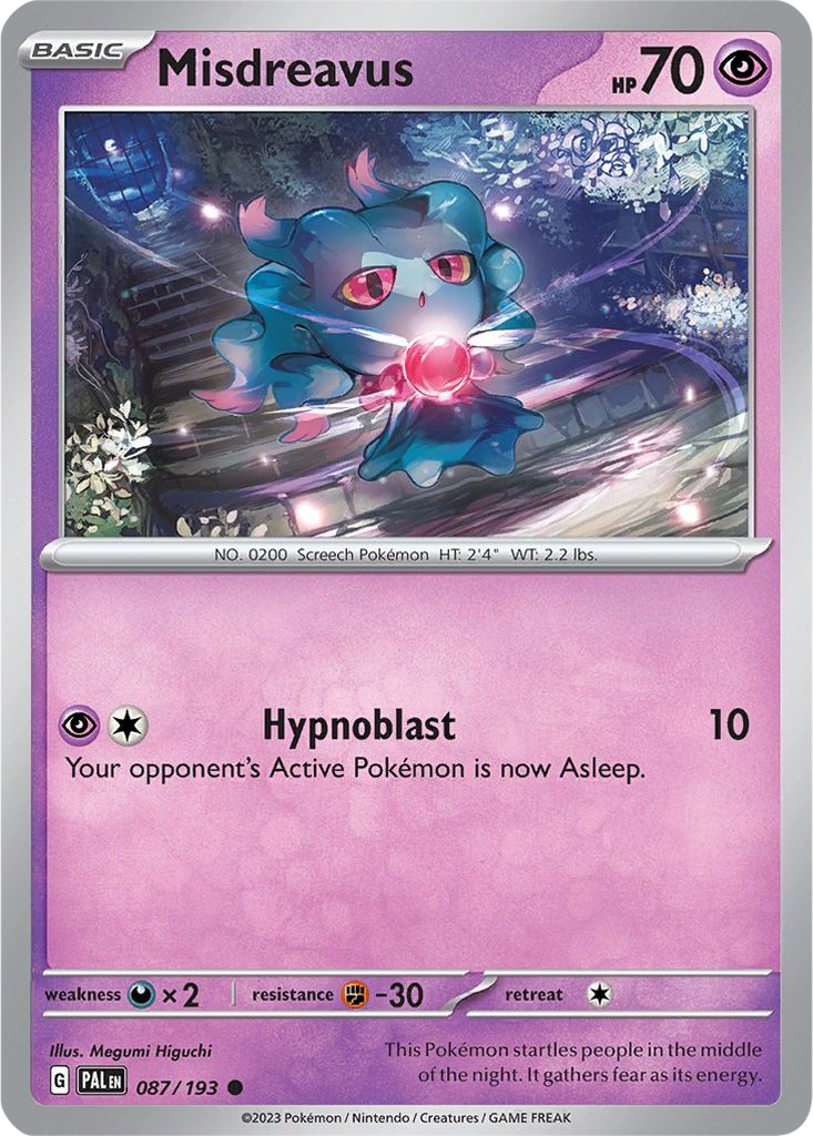 Paldea Evolved 087/193 Misdreavus