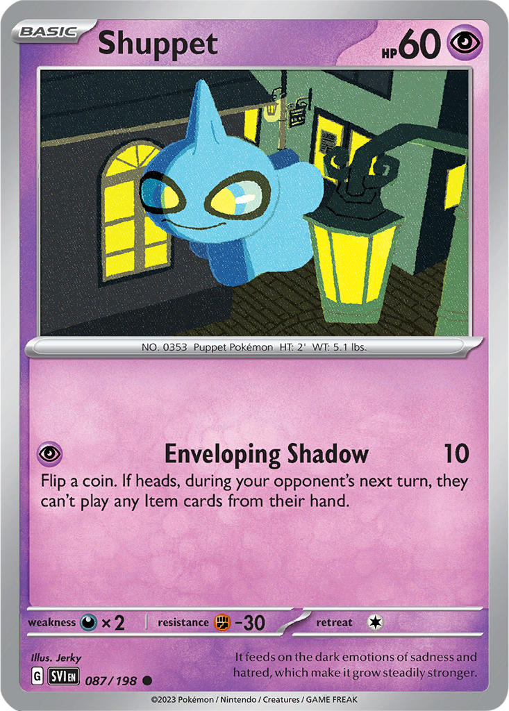 Scarlet & Violet 087/198 Shuppet