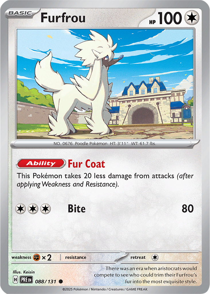 Prismatic Evolutions 088/131 Furfrou