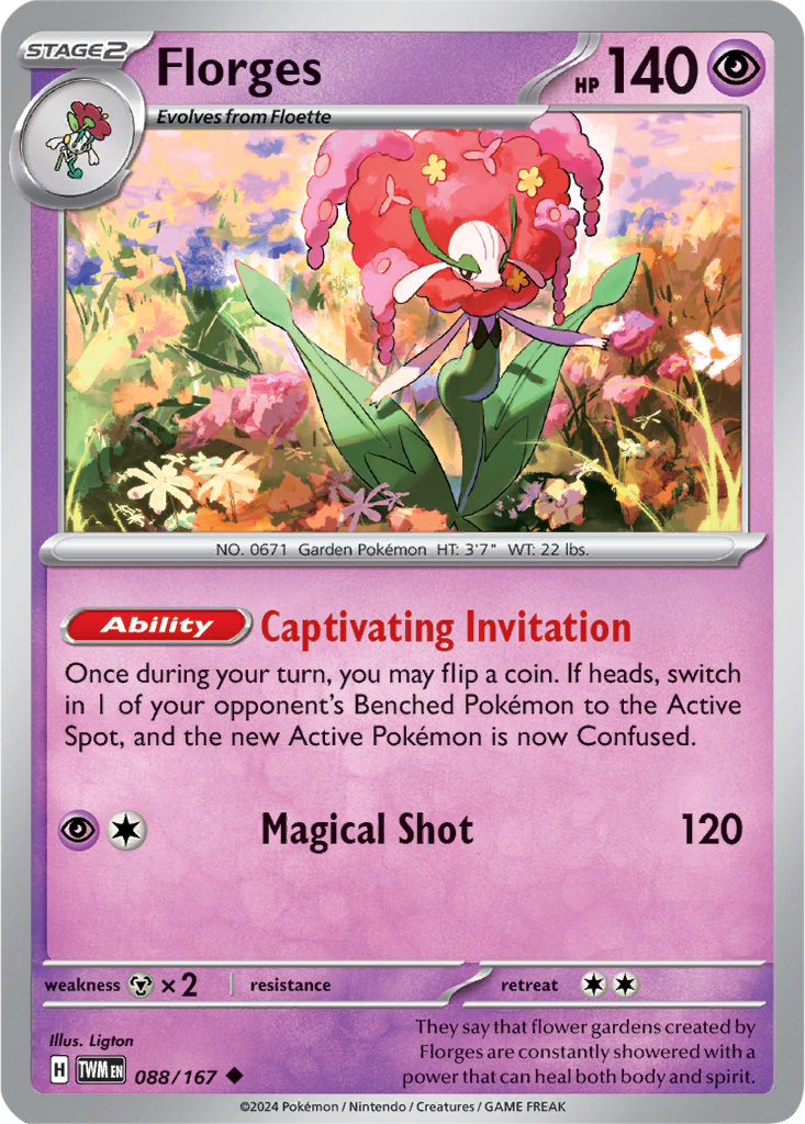Twilight Masquerade 088/167 Florges