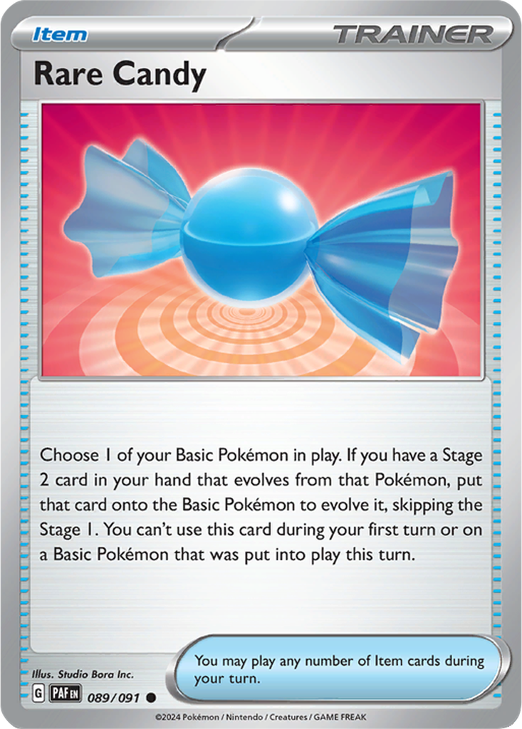 Paldean Fates 089/091 Rare Candy
