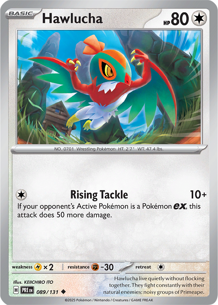 Prismatic Evolutions 089/131 Hawlucha