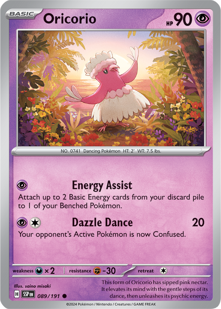 Surging Sparks 089/191 Oricorio