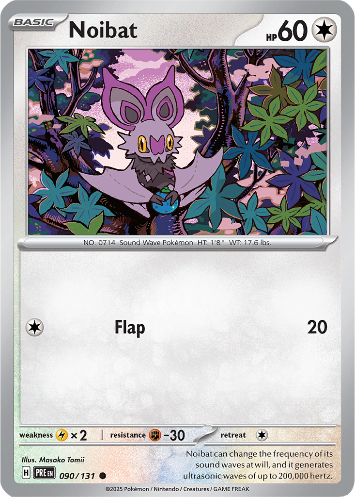 Prismatic Evolutions 090/131 Noibat