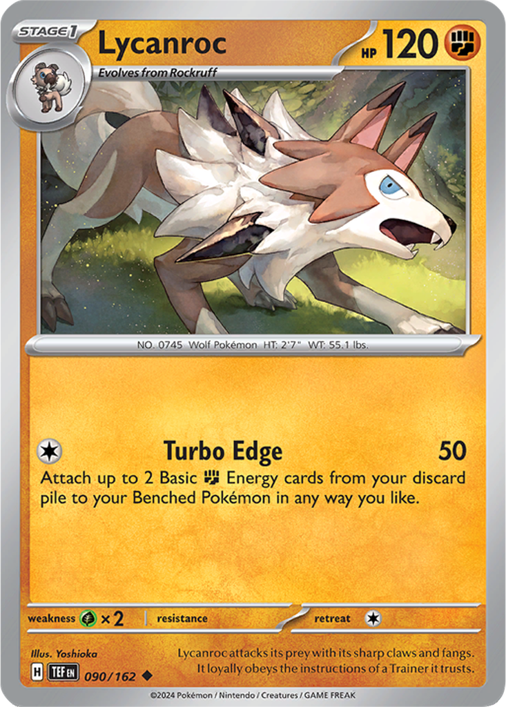 Temporal Forces 090/162 Lycanroc