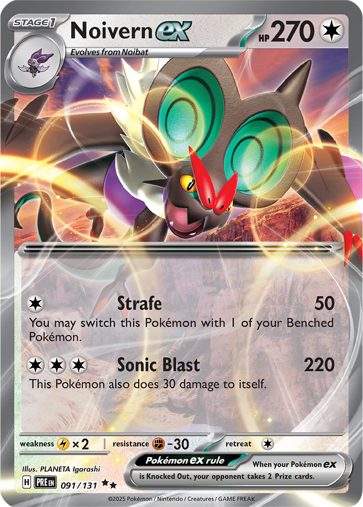 Prismatic Evolutions 091/131 Noivern ex