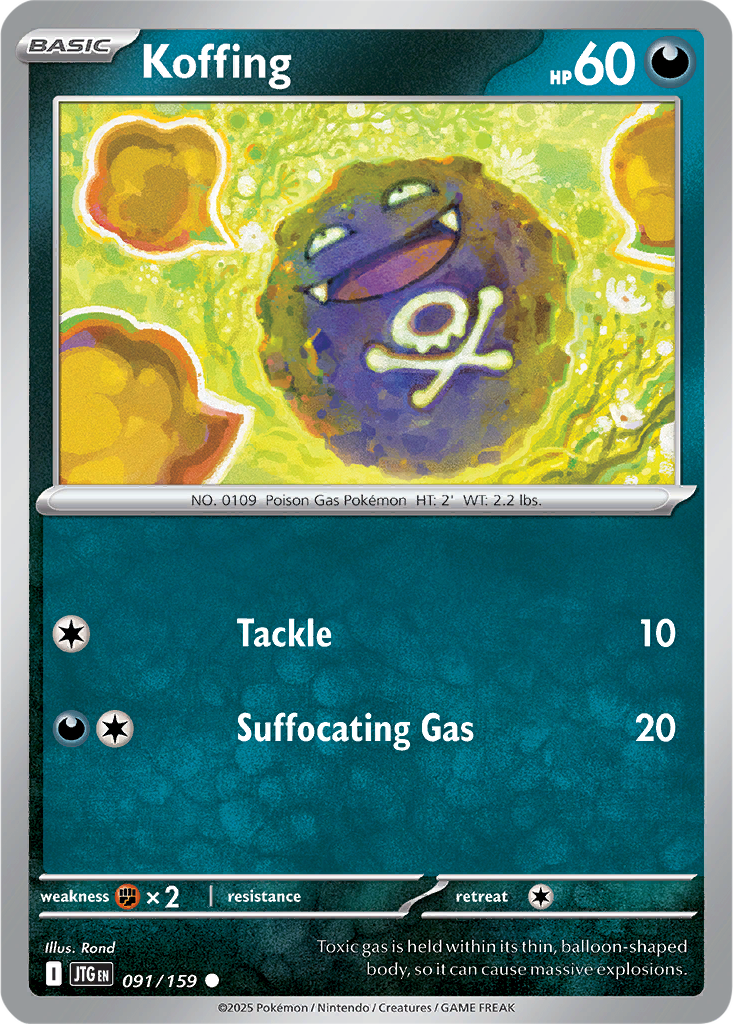 Journey Together 091/159 Koffing